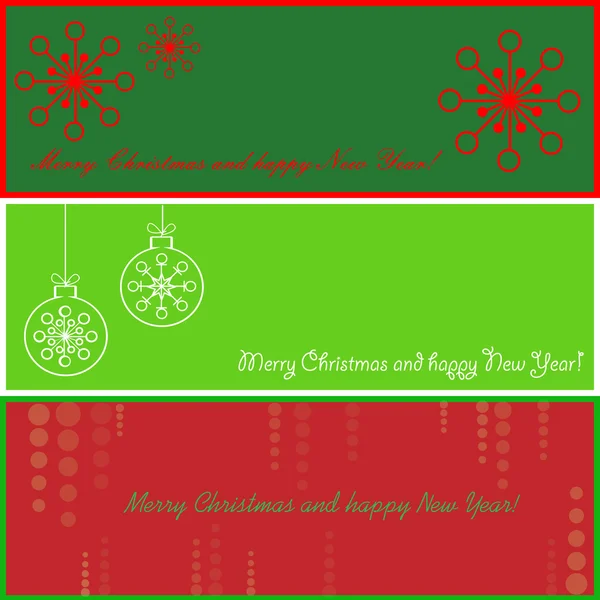 Üç Noel kartları