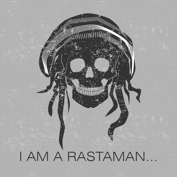 Ich bin ein rastaman — Stockvektor