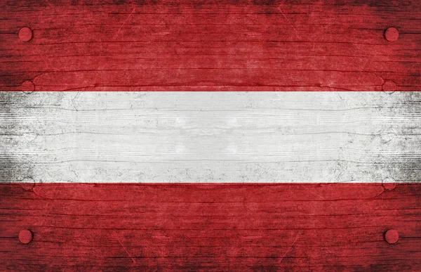 The National Flag of the Austria — Stock Photo, Image