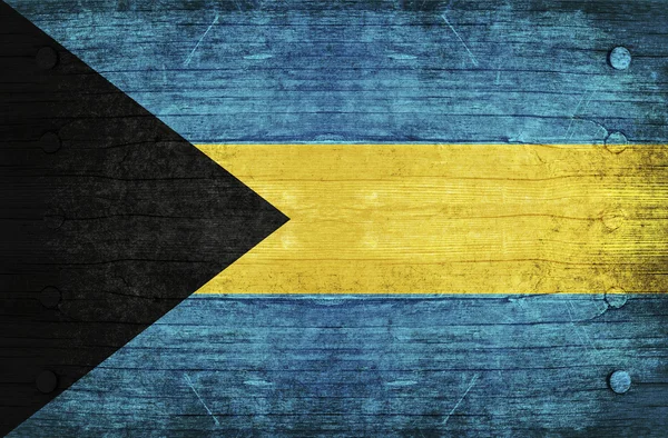 Die Nationalflagge der Bahamas — Stockfoto