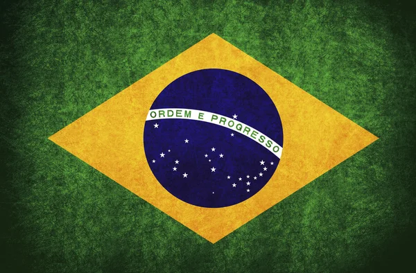 Brazilië Vlag — Stockfoto