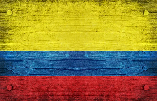 De nationale vlag van de colombia — Stockfoto