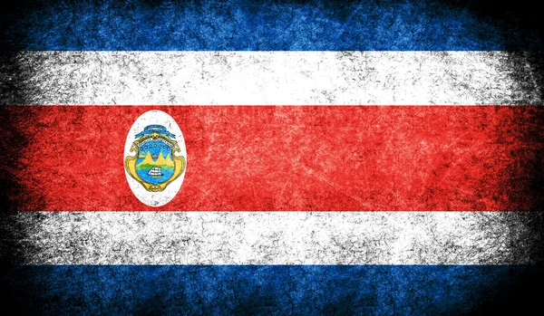 Bandeira Nacional da Costa Rica — Fotografia de Stock