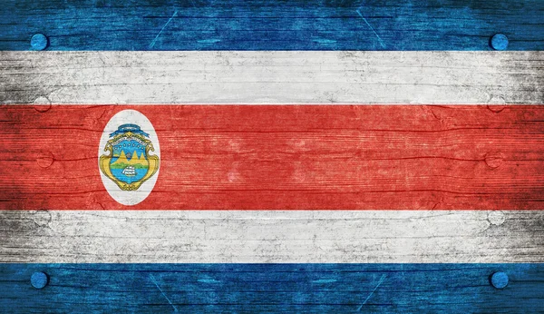 Bandeira Nacional da Costa Rica — Fotografia de Stock