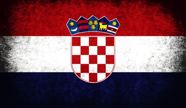 Le drapeau national de la Croatie — Photo