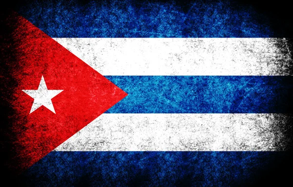 Bandeira Nacional da Cuba — Fotografia de Stock