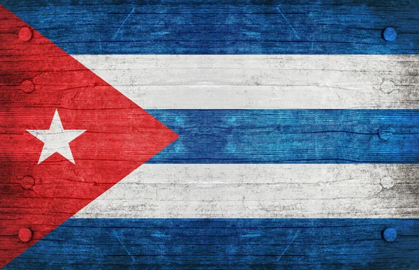 Bandeira Nacional da Cuba — Fotografia de Stock