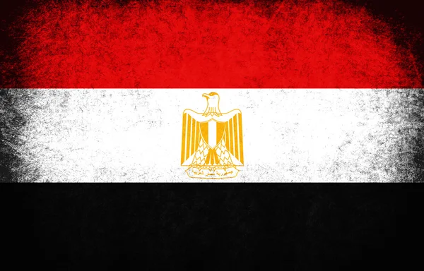 Die Nationalflagge Ägyptens — Stockfoto