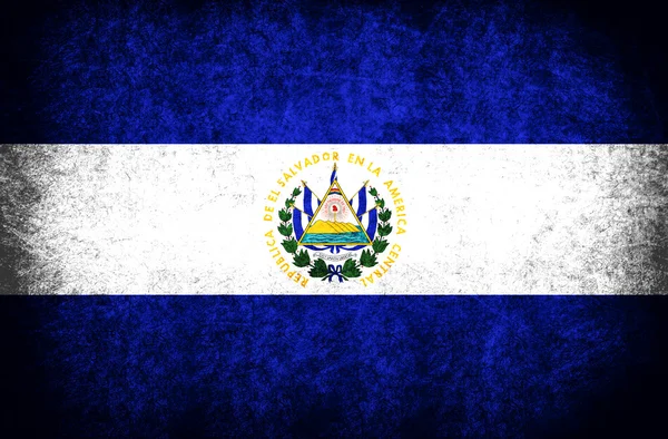 De nationale vlag van de el salvador — Stockfoto