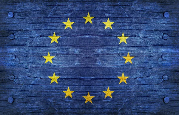 Avrupa bayrağı — Stok fotoğraf