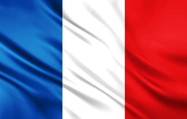 De nationale vlag van de france — Stockfoto