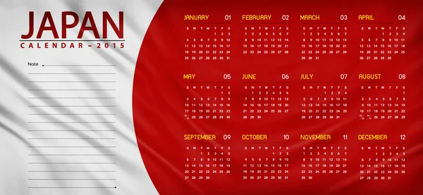 Kalendář do roku 2015 — Stock fotografie