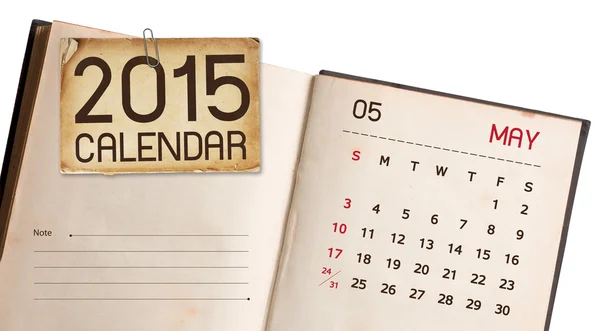 カレンダー 2015 年 — ストック写真