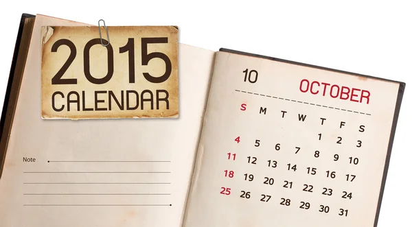 Kalender 2015 — Stockfoto