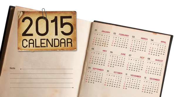 Calendario 2015 —  Fotos de Stock