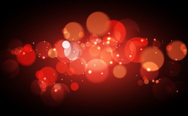Hava kabarcık ve bokeh vektör arka plan