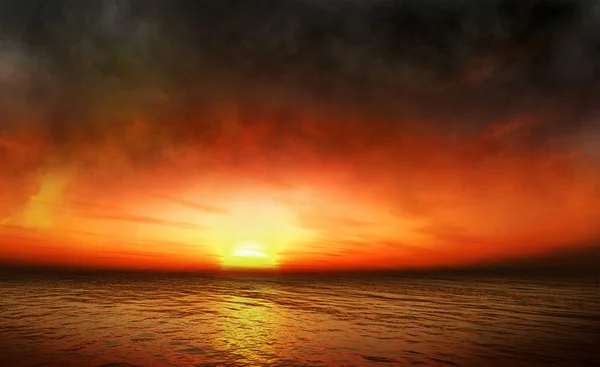 Sunset beautiful sky — Stock Photo, Image