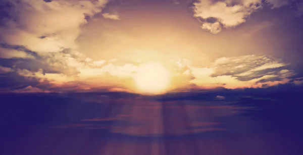 美しい夕日自然なヴィンテージ — ストック写真