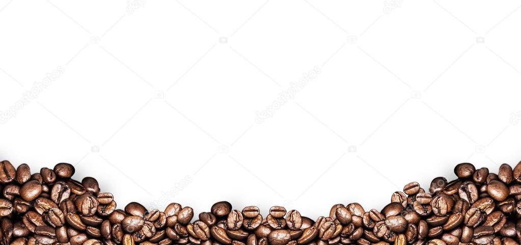 Coffee beans ioslated