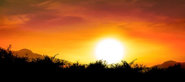 Piękne niebo i zachód słońca — Zdjęcie stockowe