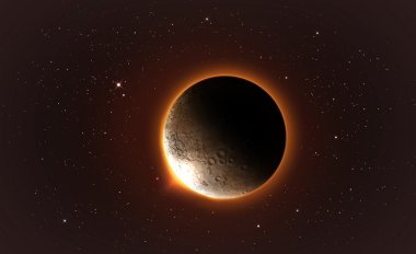 Lunar eclipse clipart