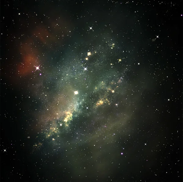 Galaxy illustration image — Stock Photo, Image
