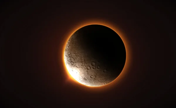 Місячне затемнення — стокове фото