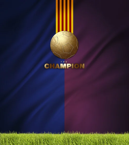 Champions football background — Stock Photo, Image