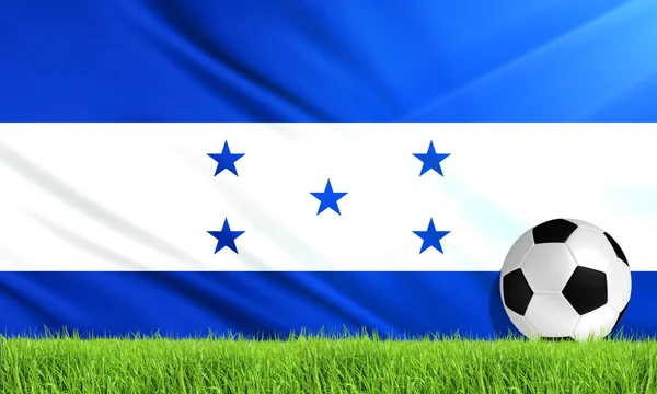 La Bandera Nacional de Honduras — Foto de Stock