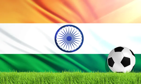 La bandiera nazionale dell'India — Foto Stock