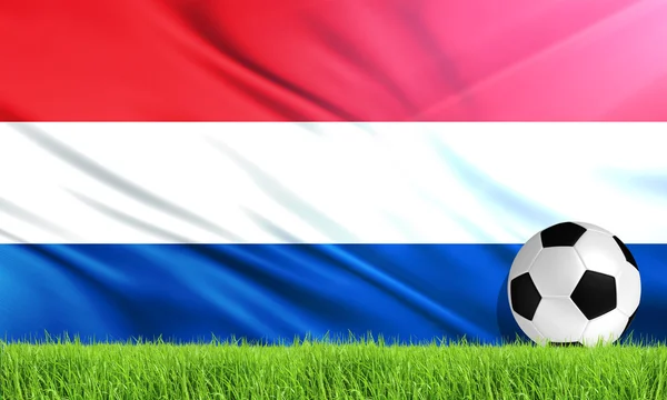 Die niederländische Nationalflagge (holland) — Stockfoto