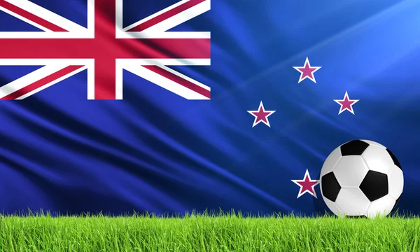 The National Flag of Zealand — Stock Photo, Image