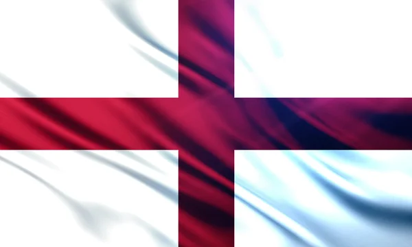 Bandeira nacional da Inglaterra (Reino Unido) ) — Fotografia de Stock