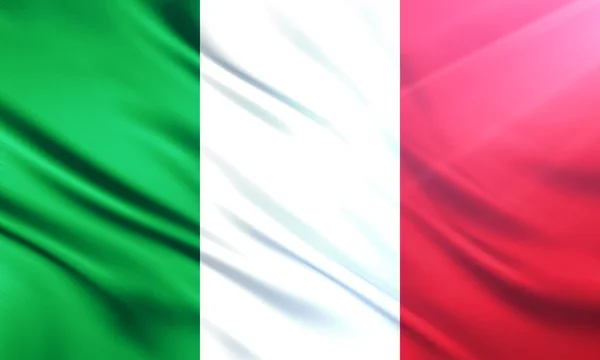 De nationale vlag van Italië — Stockfoto