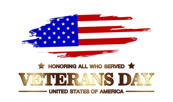 Logo veterans day — Stock Photo, Image