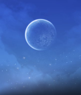 night sky background clipart