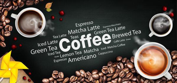 Кофе иллюстрации фона
