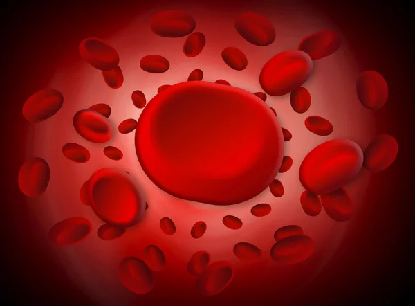 Vörös vérsejtek — Stock Fotó