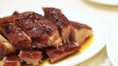 Hong Kong kavrulmuş kaz ve ördek ünlü Barbekü gıda 