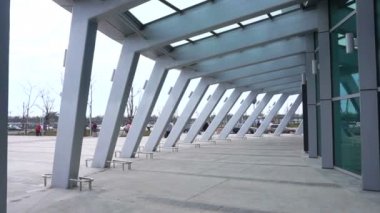 Tayvan yüksek hızlı tren istasyonu mimarisine. Modern Hsr ulaşım