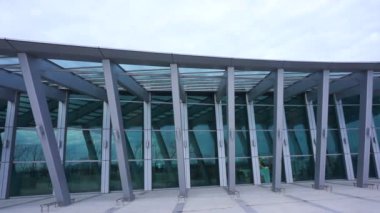 Tayvan yüksek hızlı tren istasyonu mimarisine. Modern Hsr ulaşım