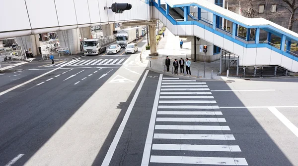 Osaka, Japão - Março de 2015: conceito de negócio vista de rua do Japão — Fotografia de Stock