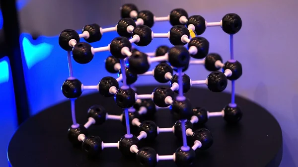 Estructura molecular y unión — Foto de Stock