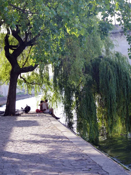 Amante a Parigi — Foto Stock