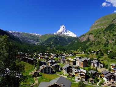 Zermatt İsviçre, yeşil şehir