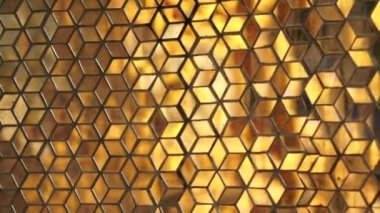 Renkli vitray. Soyut dönen ışıklı şekilleri