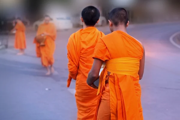 Monk alm için sor — Stok fotoğraf