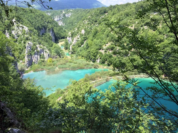 Croazia parco nazionale dei laghi di Plitvice — Foto Stock