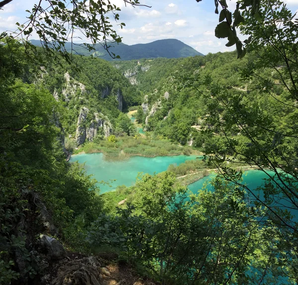 Croazia parco nazionale dei laghi di Plitvice — Foto Stock