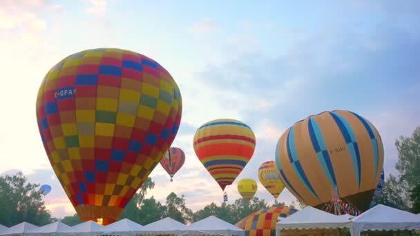 Internationella ballong festival — Stockvideo